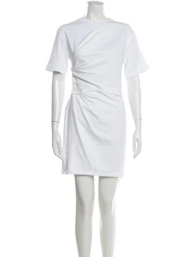 Pre-owned Simkhai Crew Neck Mini Dress W/ Tags In White