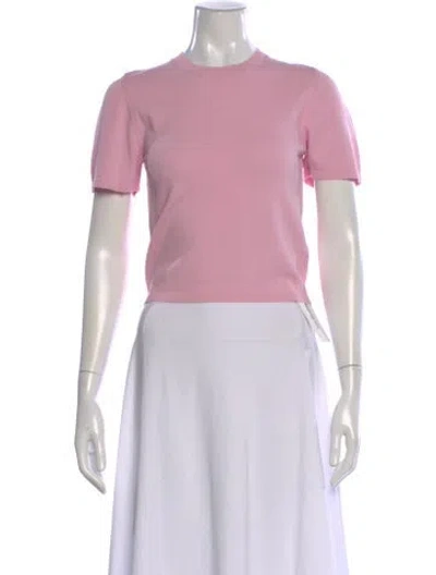 Pre-owned Simkhai Crew Neck Short Sleeve Top W/ Tags In Pink