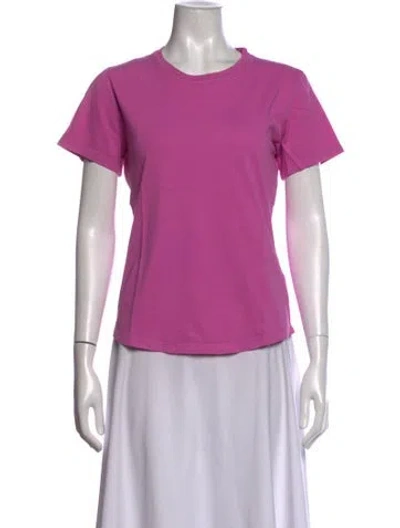 Pre-owned Simkhai Crew Neck Short Sleeve T-shirt W/ Tags In Purple