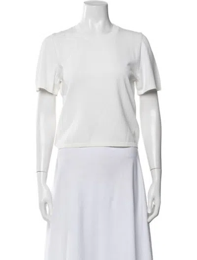Pre-owned Simkhai Crew Neck Short Sleeve T-shirt W/ Tags In White