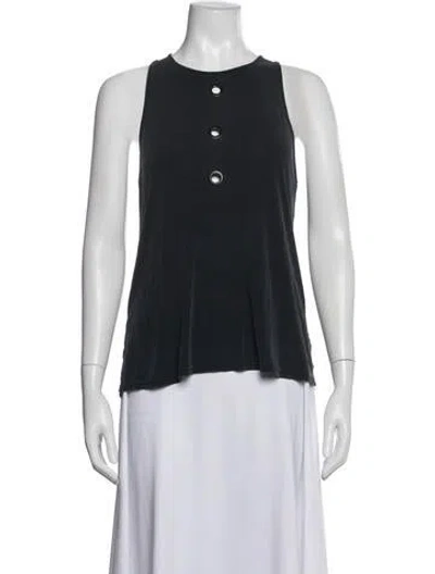 Pre-owned Simkhai Crew Neck Sleeveless Top In Blue
