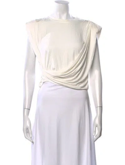 Pre-owned Simkhai Crew Neck Sleeveless Top W/ Tags In Neutral