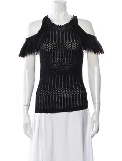 Pre-owned Simkhai Crew Neck Sweater In Black