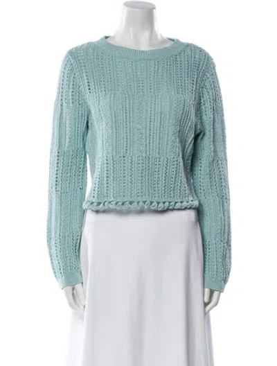 Pre-owned Simkhai Crew Neck Sweater In Blue