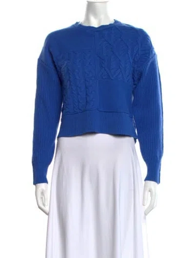 Pre-owned Simkhai Crew Neck Sweater In Blue
