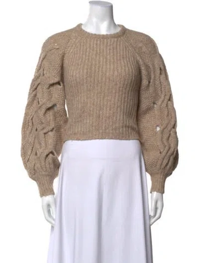 Pre-owned Simkhai Crew Neck Sweater In Brown