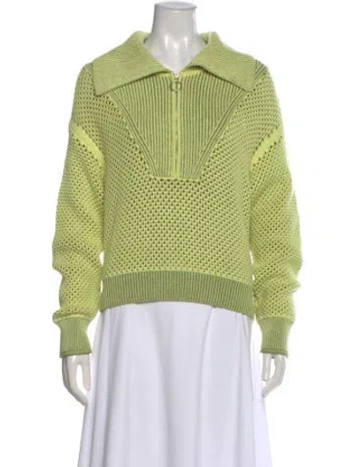 Pre-owned Simkhai Crew Neck Sweater In Green