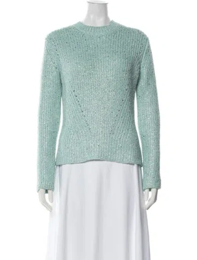 Pre-owned Simkhai Crew Neck Sweater In Green