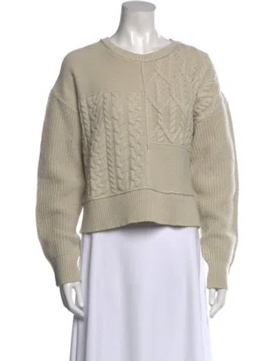 Pre-owned Simkhai Crew Neck Sweater In Neutral