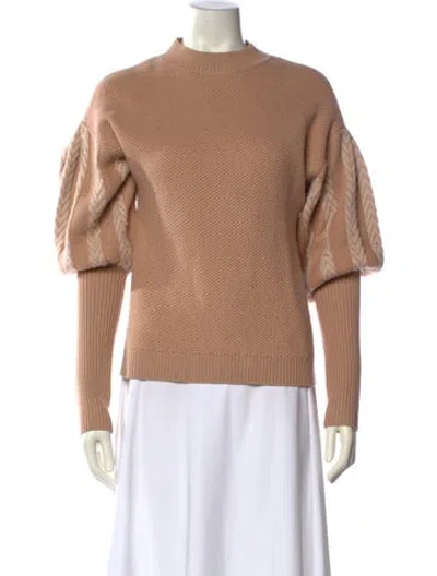 Pre-owned Simkhai Crew Neck Sweater In Neutral