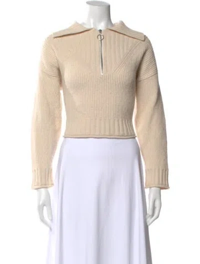 Pre-owned Simkhai Crew Neck Sweater In Neutral
