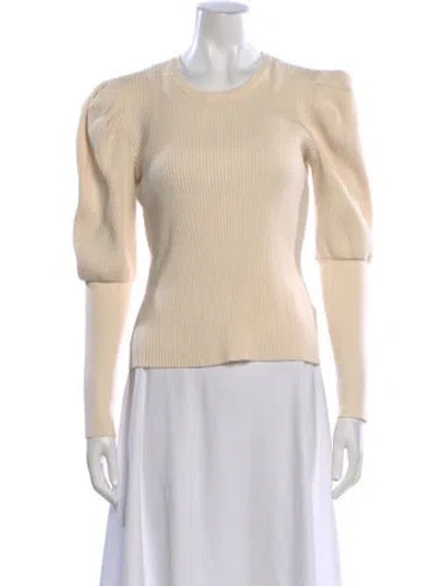 Pre-owned Simkhai Crew Neck Sweater In Neutral