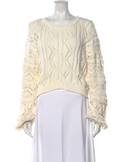 Pre-owned Simkhai Crew Neck Sweater In Neutrals