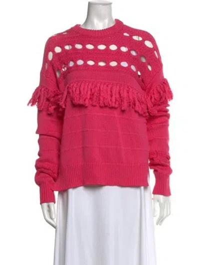 Pre-owned Simkhai Crew Neck Sweater In Pink