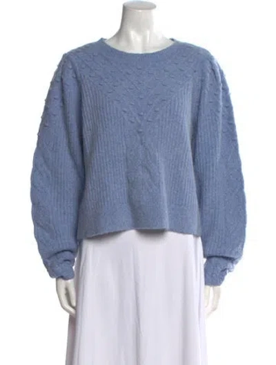 Pre-owned Simkhai Crew Neck Sweater W/ Tags In Blue