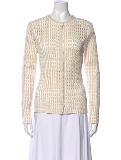 Pre-owned Simkhai Crew Neck Sweater W/ Tags In Neutral