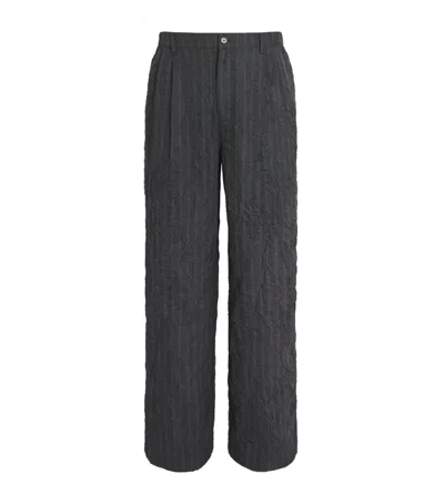 Simkhai Crinkle-effect Franco Trousers In Black