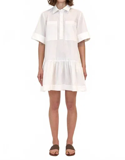 Simkhai Cris Shirt Dress In White