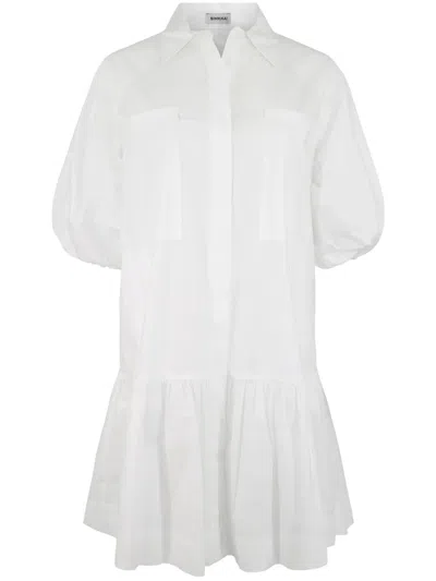 Simkhai Crissy Poplin Minidress In White