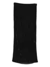 Simkhai Crochet-effect Midi Skirt In Black