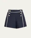 Simkhai Crosby Sailor Front Shorts In Midnight