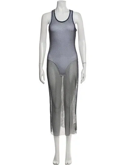 Pre-owned Simkhai Crystal Embellishments Cover-up W/ Tags In Black