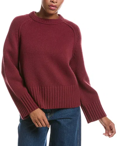 Simkhai Curtis Crewneck Cashmere Sweater In Burgundy