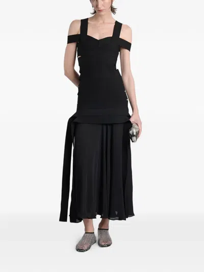 Simkhai Cut-out Midi Dress In Black