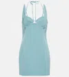 Simkhai Cutout Minidress In Celeste Blue