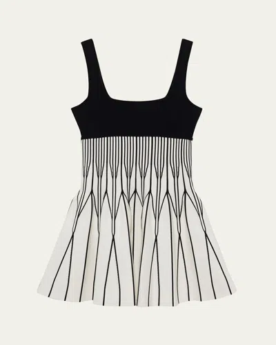 Simkhai Cynder A-line Mini Dress In Black