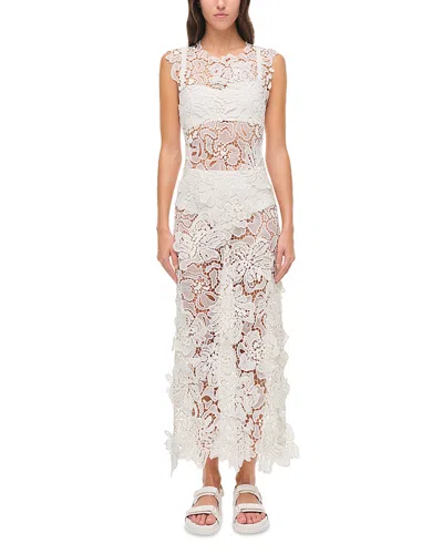 Simkhai Dahlia Lace Dress In White