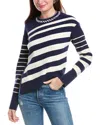 Simkhai Dale Striped Wool Jumper In Blue