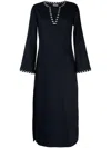 Simkhai Dalta Eyelet-detail Midi Dress In Blue