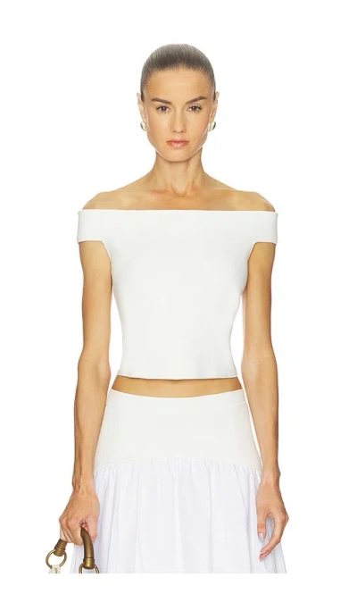 Simkhai Dalton Top In White