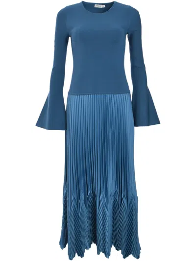 Simkhai Damoni Midi Dress In Blue