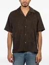 Simkhai Dane Corduroy-buttoned Shirt In Brown