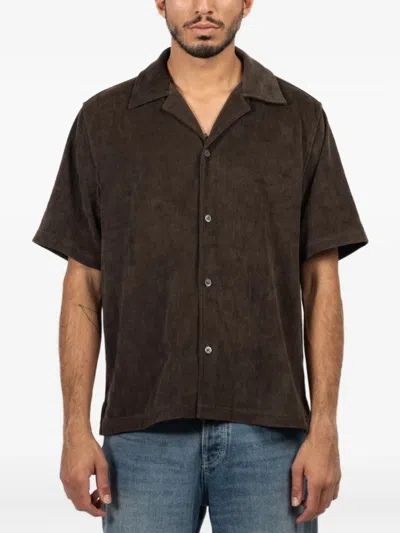 SIMKHAI DANE CORDUROY-BUTTONED SHIRT