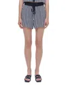 Simkhai Danita Drawstring Shorts Midnight Stripe In Midnight Stripe