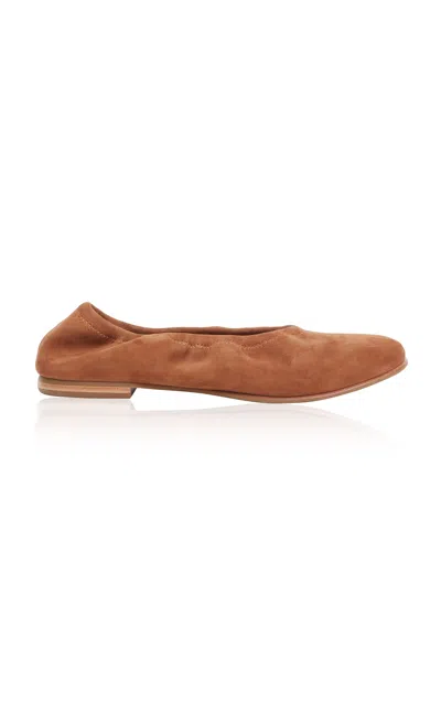 Simkhai Danna Suede Flats In Neutral