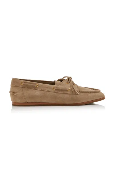 Simkhai Danner Suede Boat Shoes In Neutral