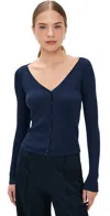 Simkhai Darlene Cardigan Midnight In Blue