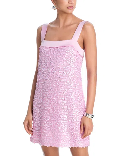 Simkhai Davina Embellished Mini Dress In Purple