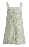 Simkhai Davina Embellished Mini Dress Mint In Multi