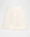 Simkhai Dax Fringe Linen-blend Shorts