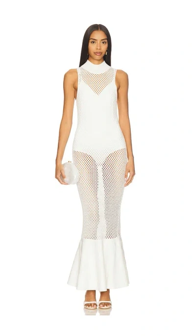 Simkhai Daxton Dress In White