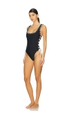 Simkhai Dayton One Piece In Black & White