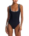 Simkhai Dayton One Piece In Black White