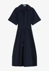 Simkhai Deanna Shirt Dress In Midnight Blue In Blue