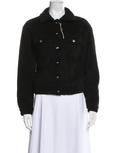 Pre-owned Simkhai Denim Jacket In Black