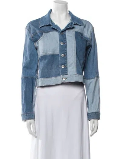 Pre-owned Simkhai Denim Jacket In Blue